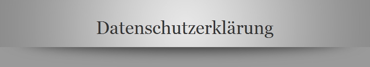 Datenschutzerklärung